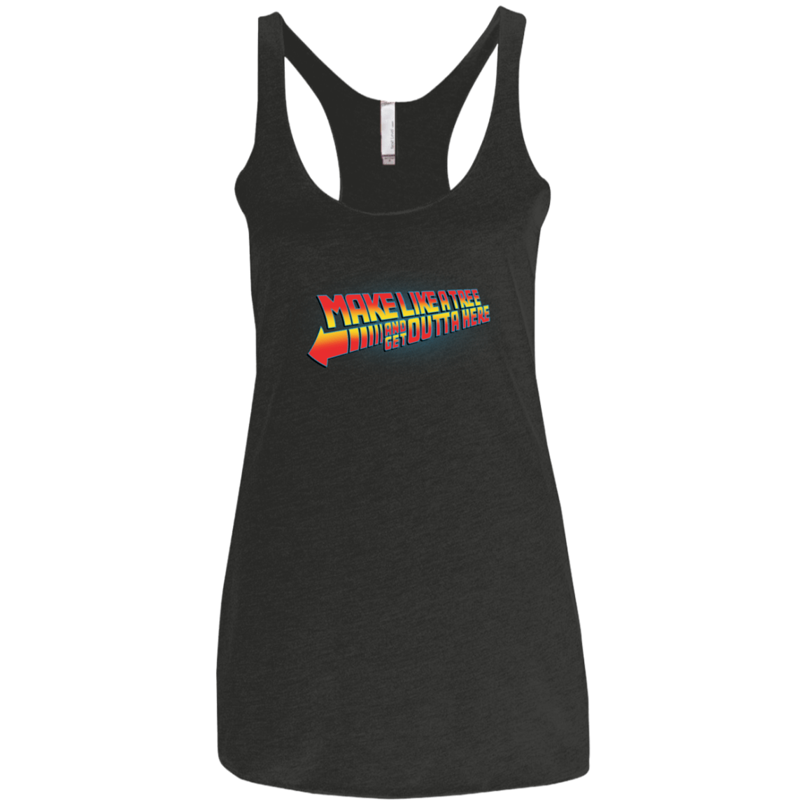 T-Shirts Vintage Black / X-Small Make Like A Tree Women's Triblend Racerback Tank