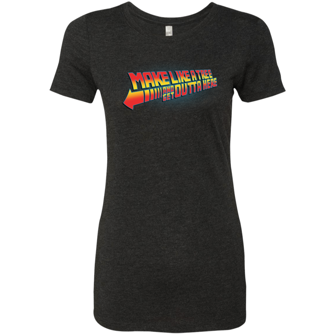 T-Shirts Vintage Black / Small Make Like A Tree Women's Triblend T-Shirt