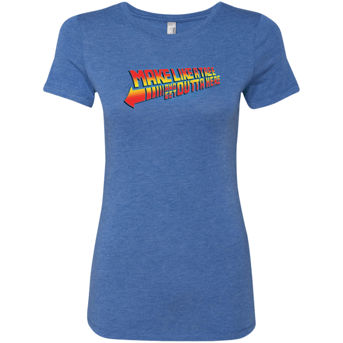 T-Shirts Vintage Royal / Small Make Like A Tree Women's Triblend T-Shirt