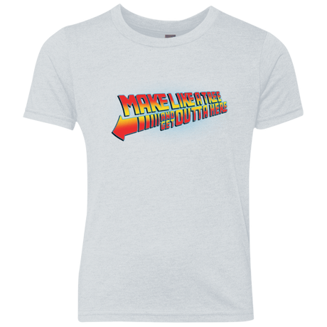 T-Shirts Heather White / YXS Make Like A Tree Youth Triblend T-Shirt