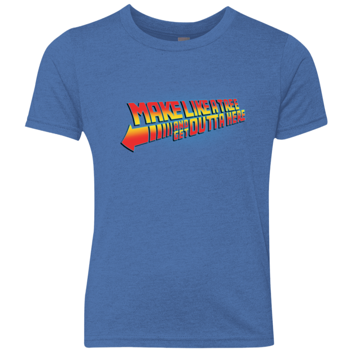 T-Shirts Vintage Royal / YXS Make Like A Tree Youth Triblend T-Shirt