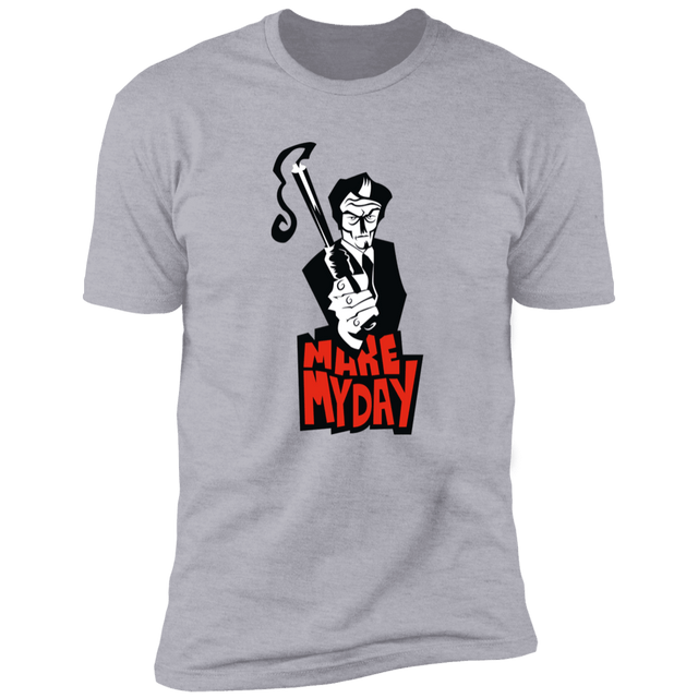 T-Shirts Heather Grey / S Make My Day Men's Premium T-Shirt