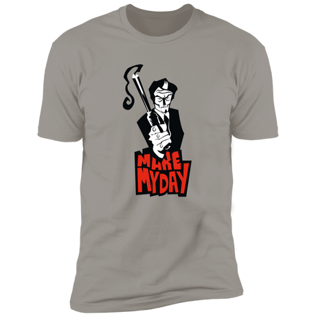 T-Shirts Light Grey / S Make My Day Men's Premium T-Shirt