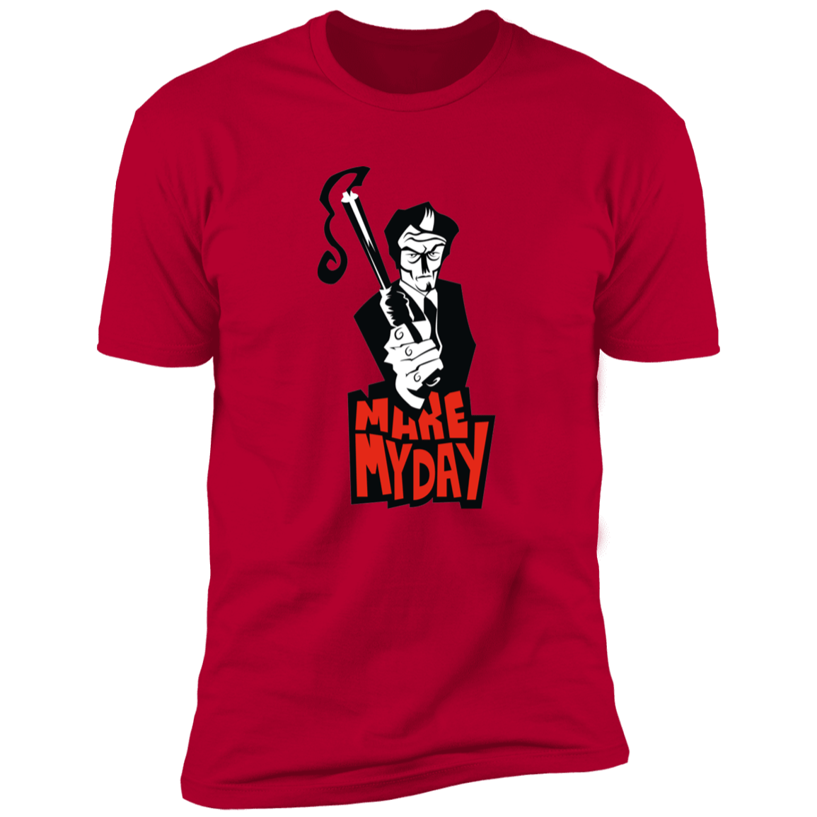 T-Shirts Red / S Make My Day Men's Premium T-Shirt