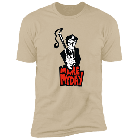 T-Shirts Sand / S Make My Day Men's Premium T-Shirt