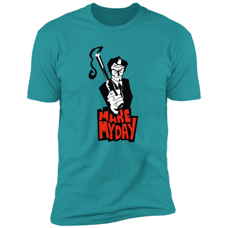 T-Shirts Tahiti Blue / S Make My Day Men's Premium T-Shirt