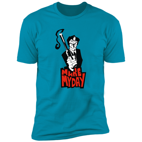 T-Shirts Turquoise / S Make My Day Men's Premium T-Shirt