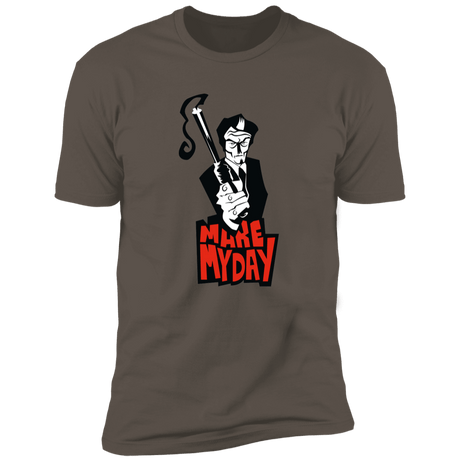 T-Shirts Warm Grey / S Make My Day Men's Premium T-Shirt