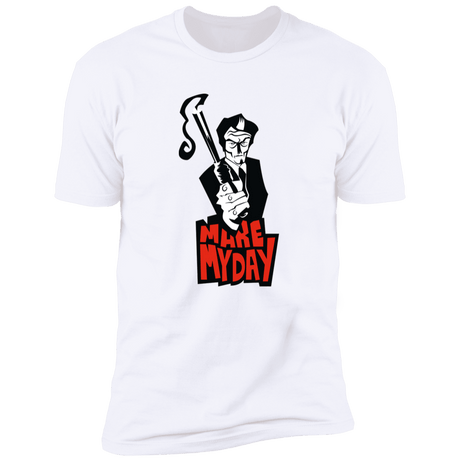 T-Shirts White / S Make My Day Men's Premium T-Shirt