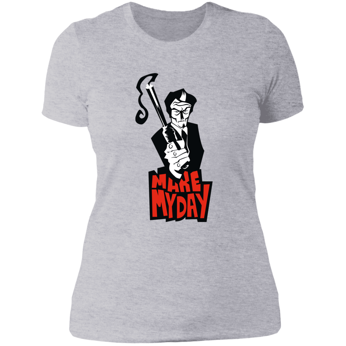 T-Shirts Heather Grey / S Make My Day Women's Premium T-Shirt