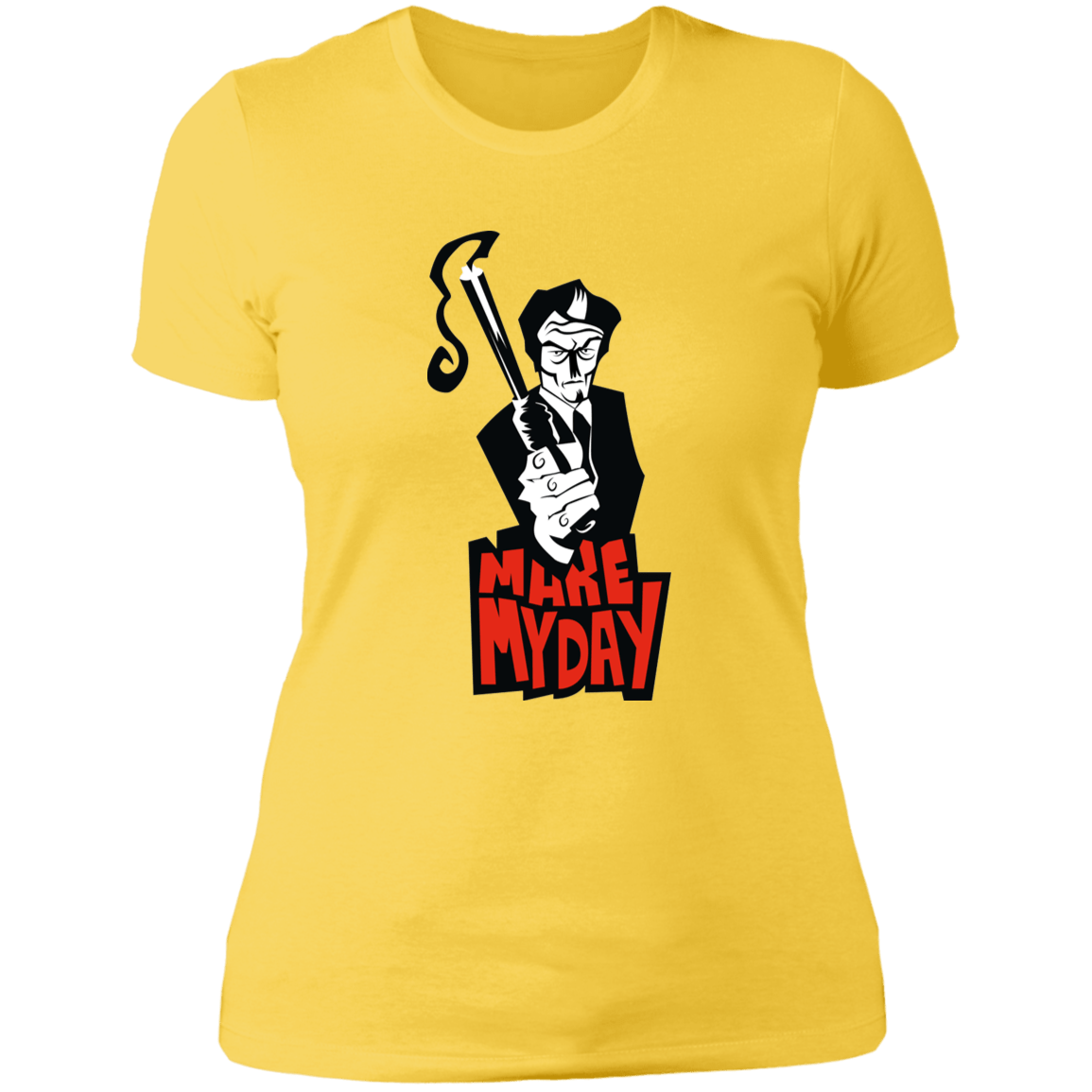 T-Shirts Vibrant Yellow / S Make My Day Women's Premium T-Shirt