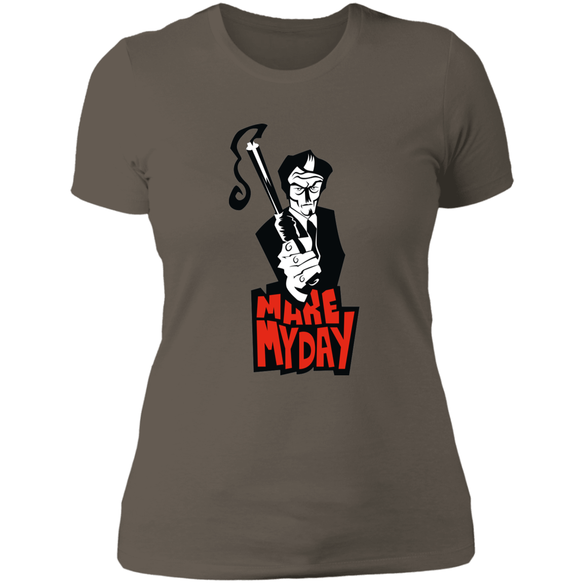 T-Shirts Warm Grey / S Make My Day Women's Premium T-Shirt