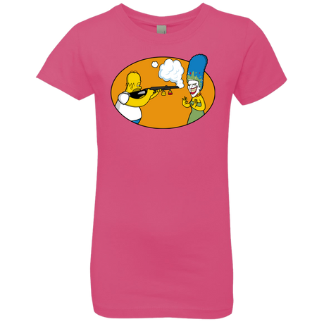 T-Shirts Hot Pink / YXS Make Up Gun Girls Premium T-Shirt