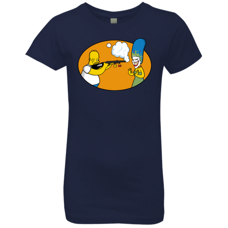 T-Shirts Midnight Navy / YXS Make Up Gun Girls Premium T-Shirt