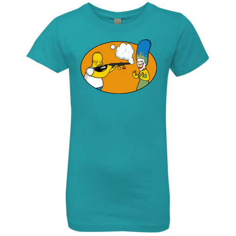 T-Shirts Tahiti Blue / YXS Make Up Gun Girls Premium T-Shirt