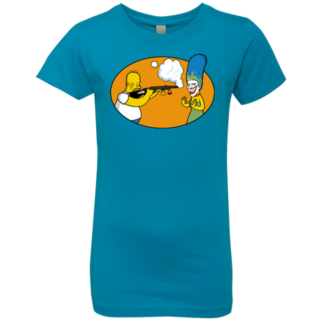 T-Shirts Turquoise / YXS Make Up Gun Girls Premium T-Shirt