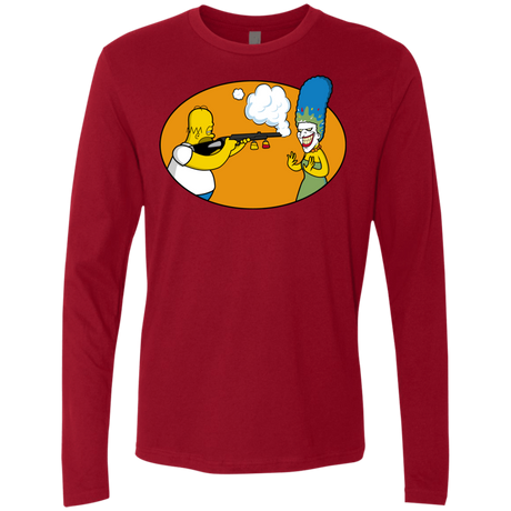 T-Shirts Cardinal / Small Make Up Gun Men's Premium Long Sleeve