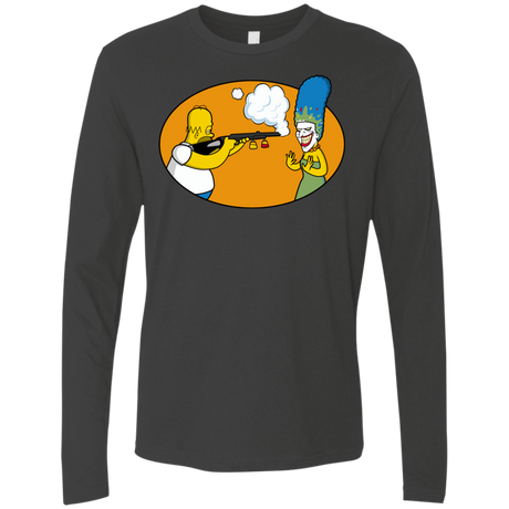 T-Shirts Heavy Metal / Small Make Up Gun Men's Premium Long Sleeve