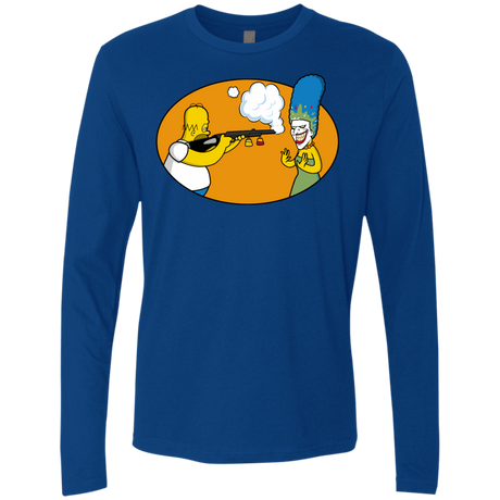 T-Shirts Royal / Small Make Up Gun Men's Premium Long Sleeve
