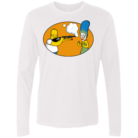 T-Shirts White / Small Make Up Gun Men's Premium Long Sleeve