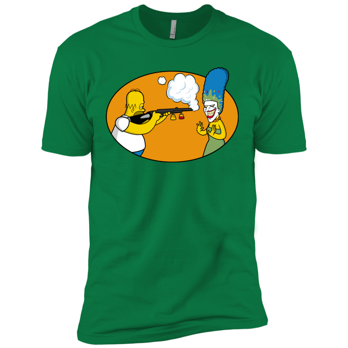 T-Shirts Kelly Green / X-Small Make Up Gun Men's Premium T-Shirt