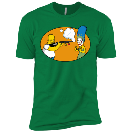 T-Shirts Kelly Green / X-Small Make Up Gun Men's Premium T-Shirt