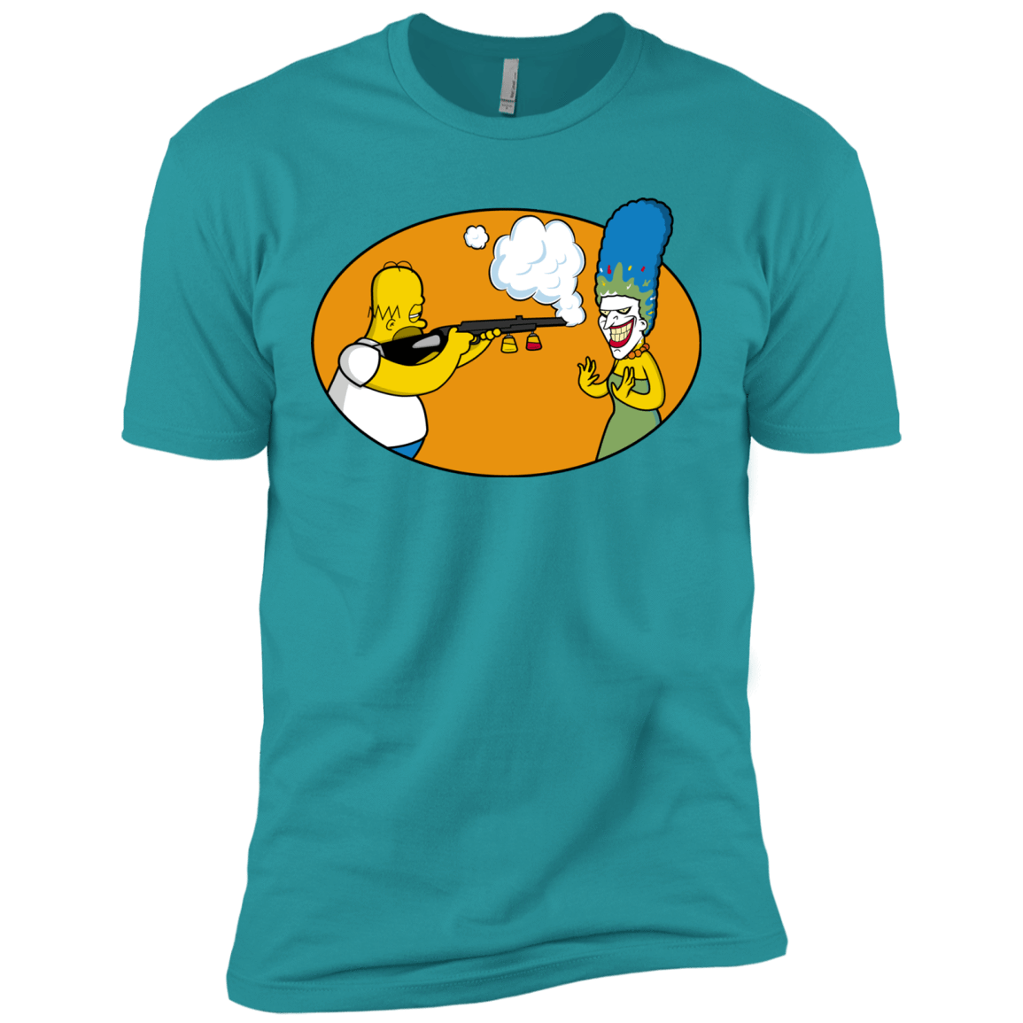 T-Shirts Tahiti Blue / X-Small Make Up Gun Men's Premium T-Shirt