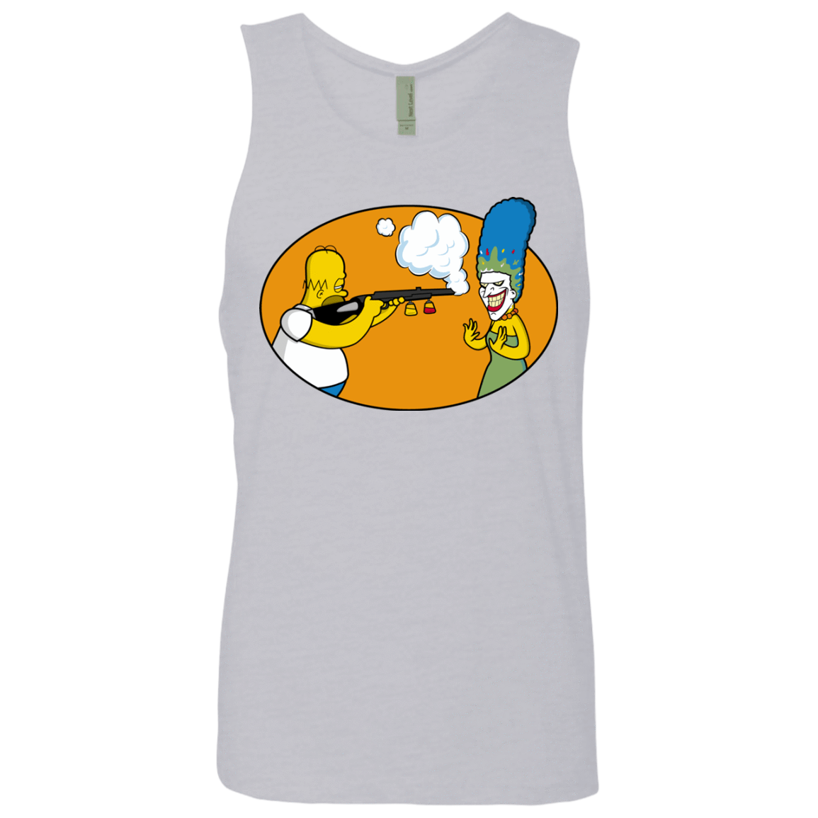 T-Shirts Heather Grey / Small Make Up Gun Men's Premium Tank Top