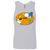 T-Shirts Heather Grey / Small Make Up Gun Men's Premium Tank Top