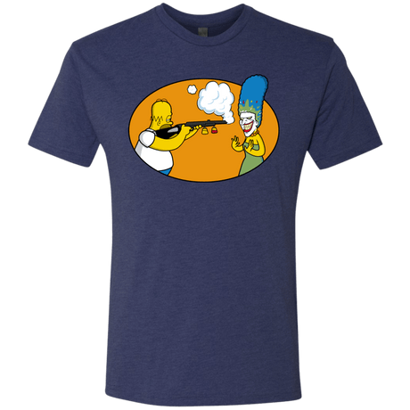 T-Shirts Vintage Navy / Small Make Up Gun Men's Triblend T-Shirt