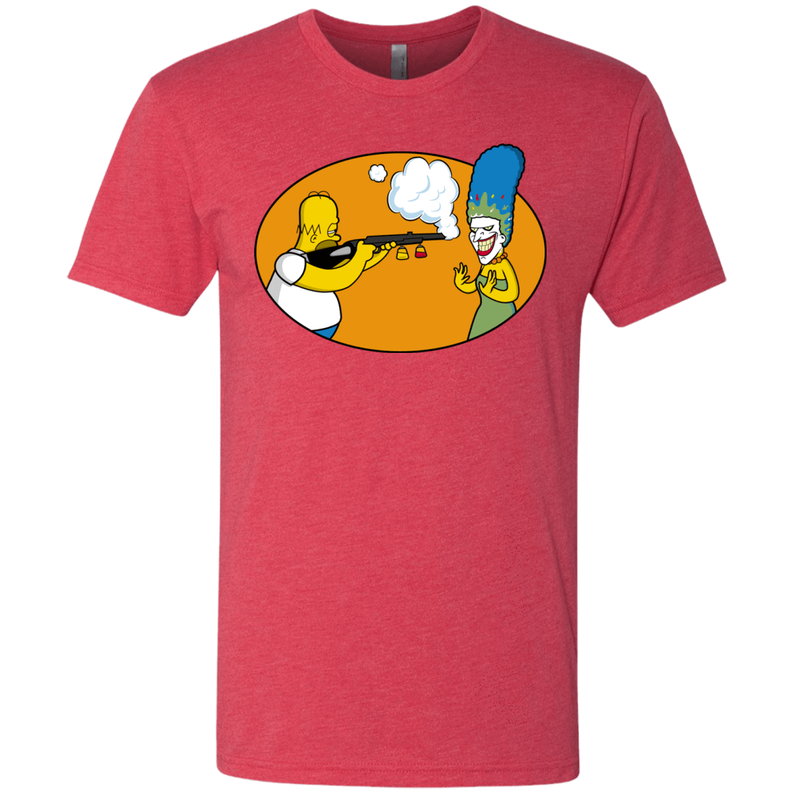 T-Shirts Vintage Red / Small Make Up Gun Men's Triblend T-Shirt