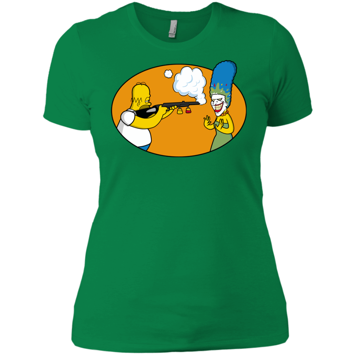 T-Shirts Kelly Green / X-Small Make Up Gun Women's Premium T-Shirt