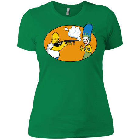 T-Shirts Kelly Green / X-Small Make Up Gun Women's Premium T-Shirt