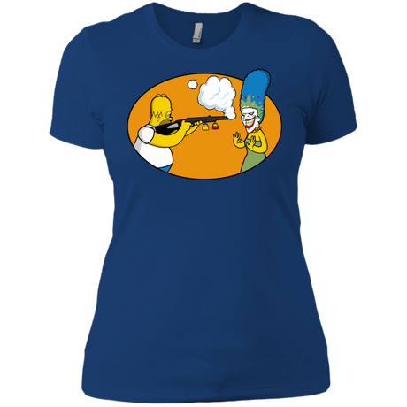 T-Shirts Royal / X-Small Make Up Gun Women's Premium T-Shirt