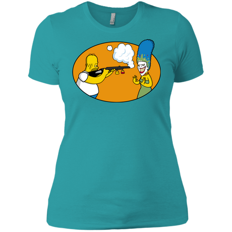 T-Shirts Tahiti Blue / X-Small Make Up Gun Women's Premium T-Shirt