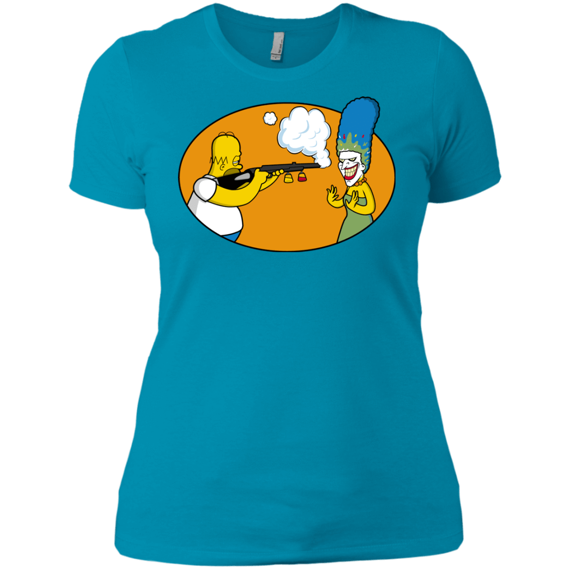 T-Shirts Turquoise / X-Small Make Up Gun Women's Premium T-Shirt