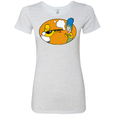 T-Shirts Heather White / Small Make Up Gun Women's Triblend T-Shirt