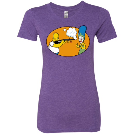 T-Shirts Purple Rush / Small Make Up Gun Women's Triblend T-Shirt