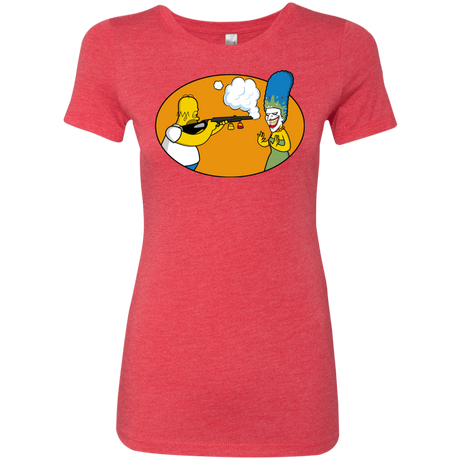 T-Shirts Vintage Red / Small Make Up Gun Women's Triblend T-Shirt