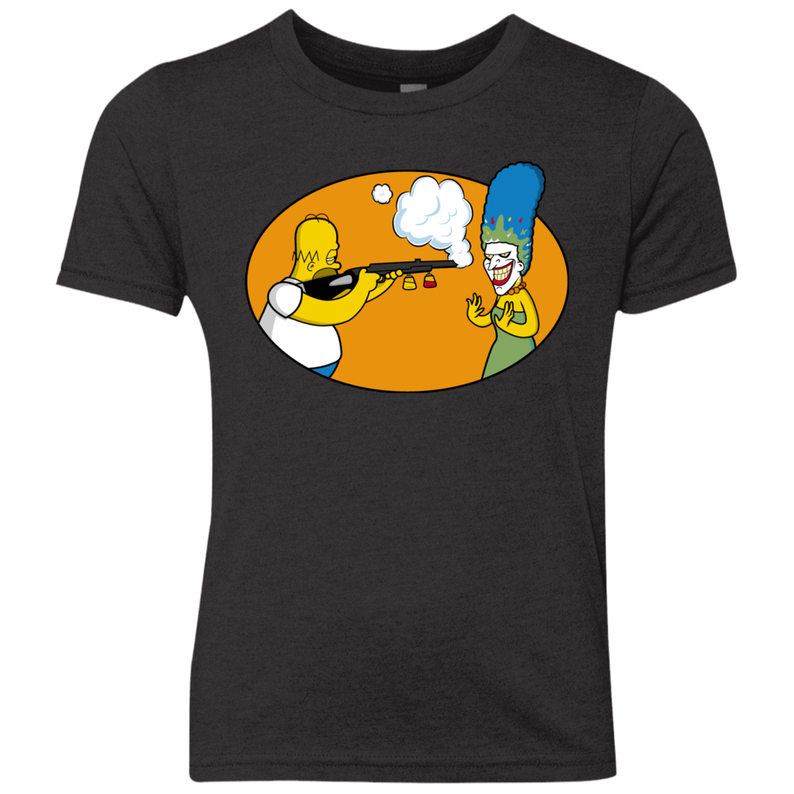 T-Shirts Vintage Black / YXS Make Up Gun Youth Triblend T-Shirt