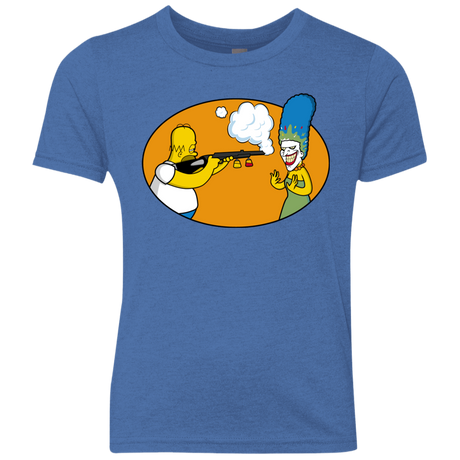 T-Shirts Vintage Royal / YXS Make Up Gun Youth Triblend T-Shirt