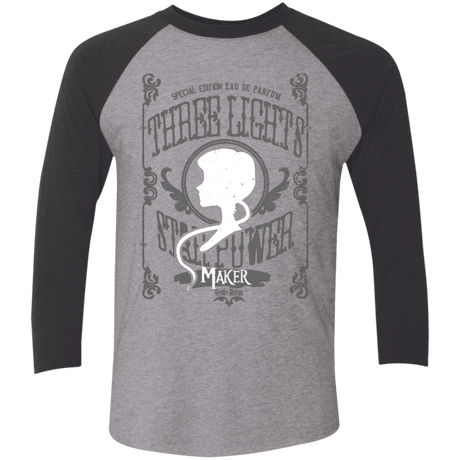 T-Shirts Premium Heather/ Vintage Black / X-Small Maker Men's Triblend 3/4 Sleeve