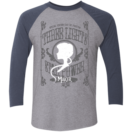 T-Shirts Premium Heather/ Vintage Navy / X-Small Maker Men's Triblend 3/4 Sleeve