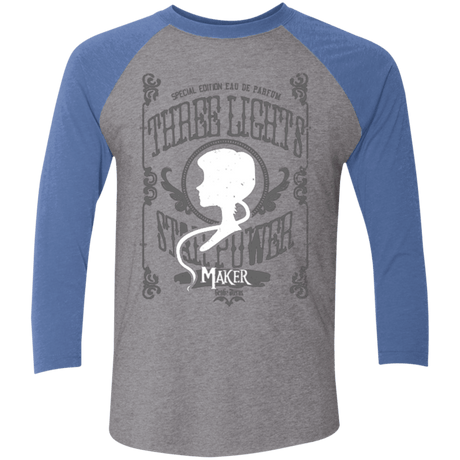T-Shirts Premium Heather/ Vintage Royal / X-Small Maker Men's Triblend 3/4 Sleeve