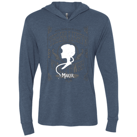T-Shirts Indigo / X-Small Maker Triblend Long Sleeve Hoodie Tee