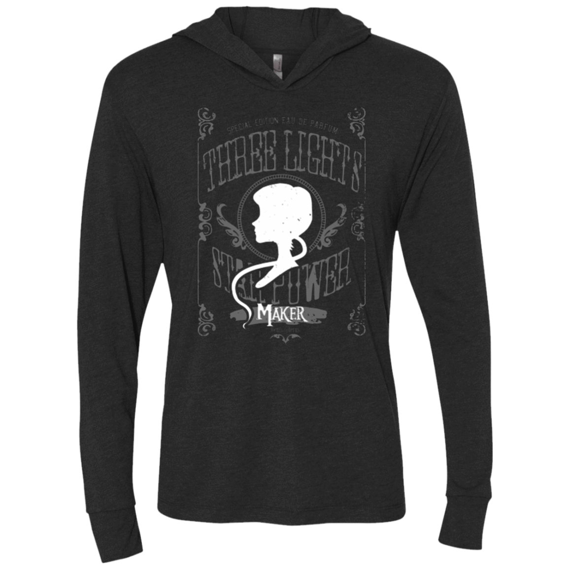 T-Shirts Vintage Black / X-Small Maker Triblend Long Sleeve Hoodie Tee