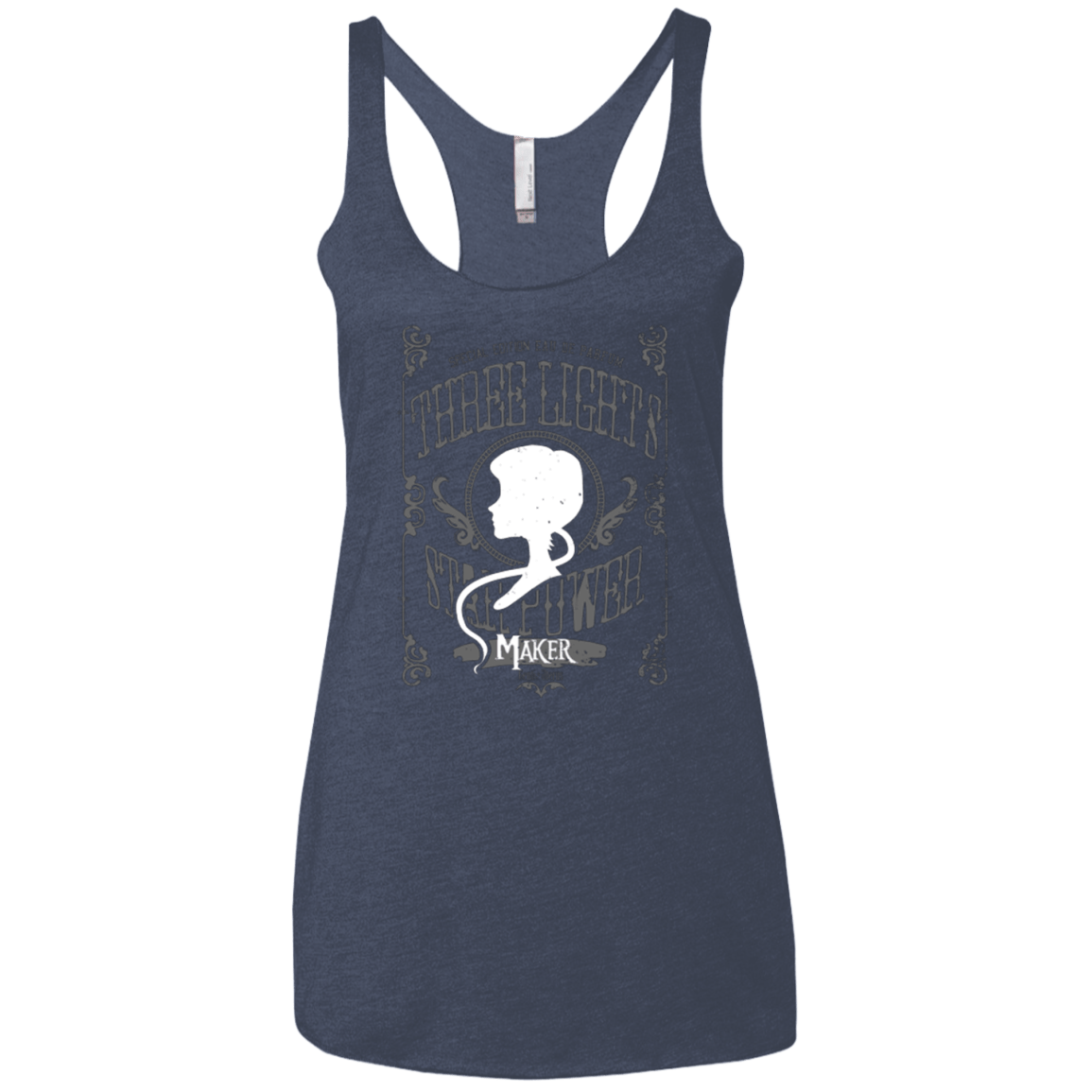 T-Shirts Vintage Navy / X-Small Maker Women's Triblend Racerback Tank