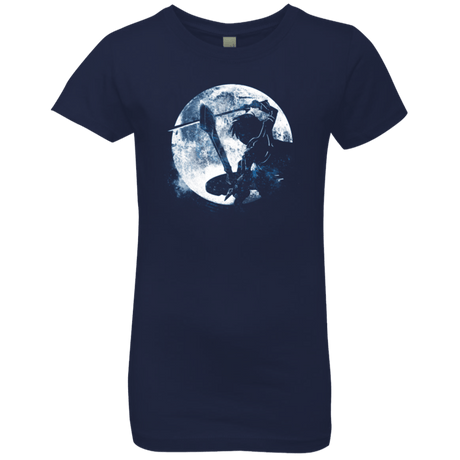 T-Shirts Midnight Navy / YXS Male Gamer Moon Girls Premium T-Shirt