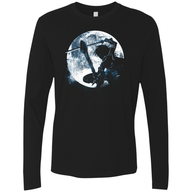 T-Shirts Black / Small Male Gamer Moon Men's Premium Long Sleeve