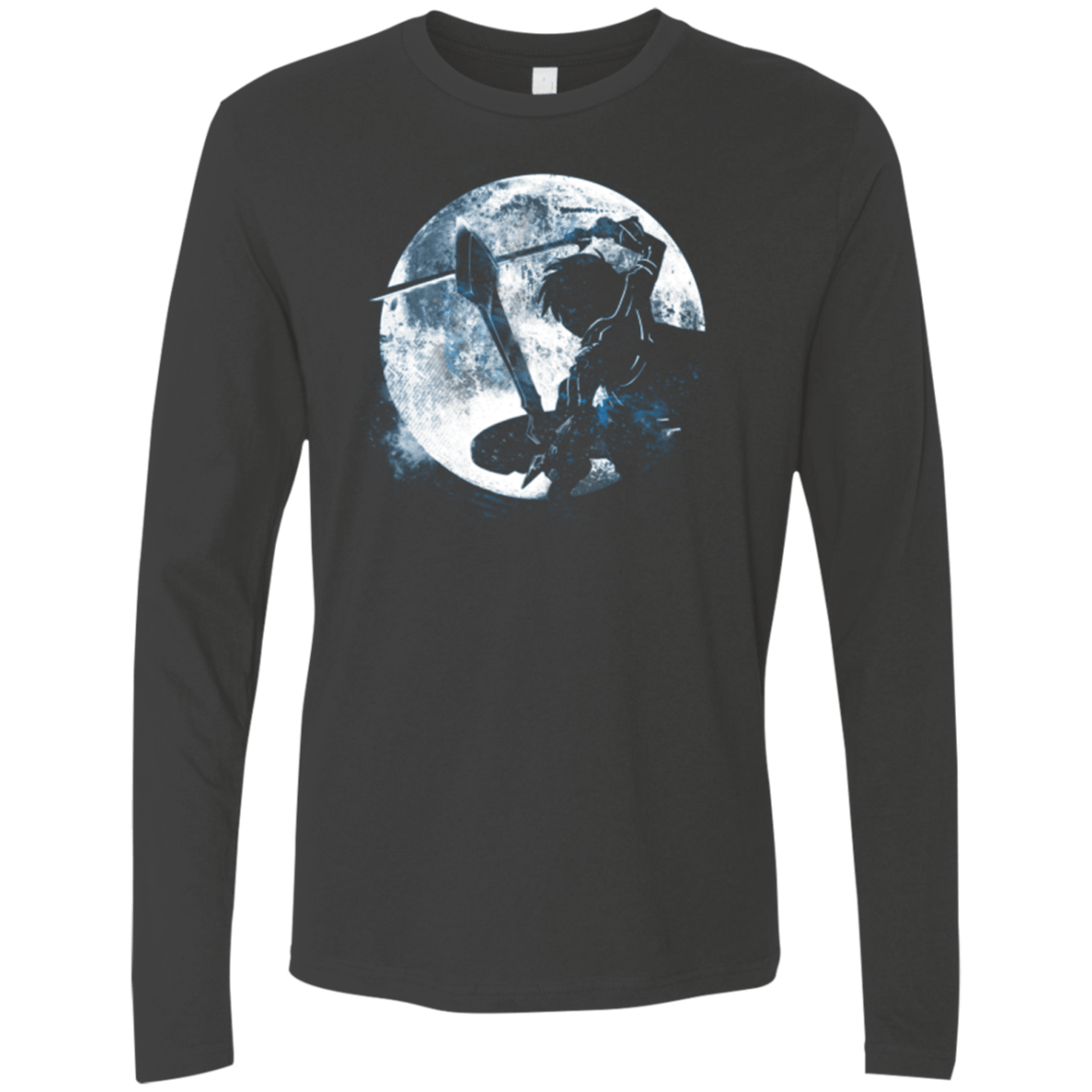 T-Shirts Heavy Metal / Small Male Gamer Moon Men's Premium Long Sleeve